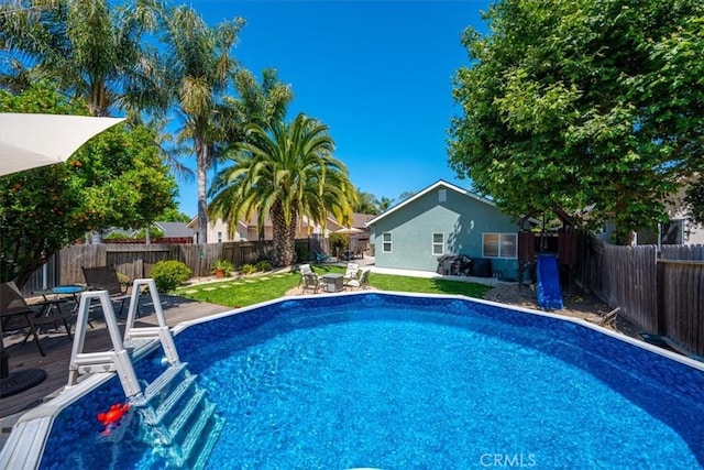 109 W Chestnut St, Nipomo, CA 93444 - view of swimming pool featuring a fenced backyard