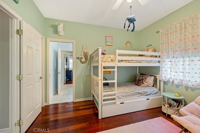 109 W Chestnut St, Nipomo, CA 93444 - bedroom featuring wood finished floors and a ceiling fan