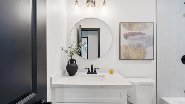 8865 Highsmith Ln, San Diego, CA 92119 - bathroom featuring vanity and  shower combination