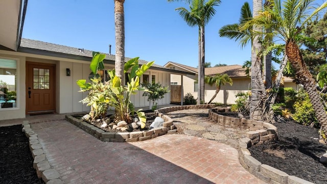 8865 Highsmith Ln, San Diego, CA 92119 - view of front of property with a patio and stucco siding