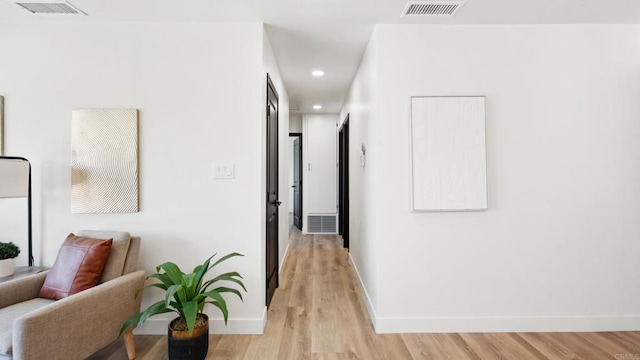 8865 Highsmith Ln, San Diego, CA 92119 - hall featuring light wood-style flooring and recessed lighting
