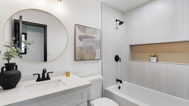 8865 Highsmith Ln, San Diego, CA 92119 - full bathroom with vanity and bathtub / shower combination