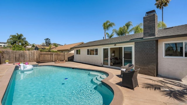 8865 Highsmith Ln, San Diego, CA 92119 - view of swimming pool with a fenced backyard and a patio area