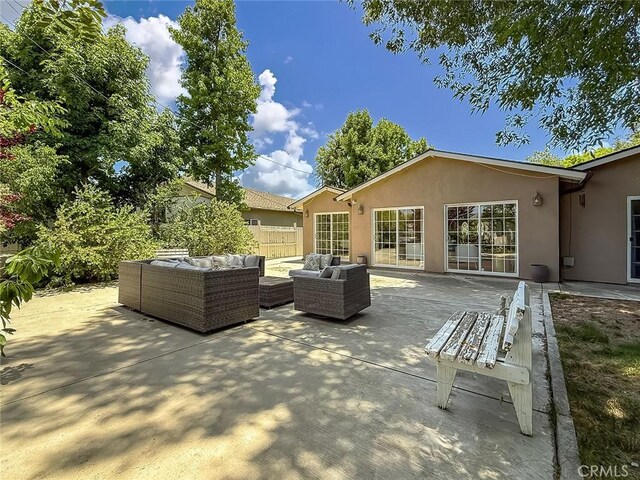 24017 Sylvan St, Woodland Hills, CA 91367 - view of patio with outdoor lounge area