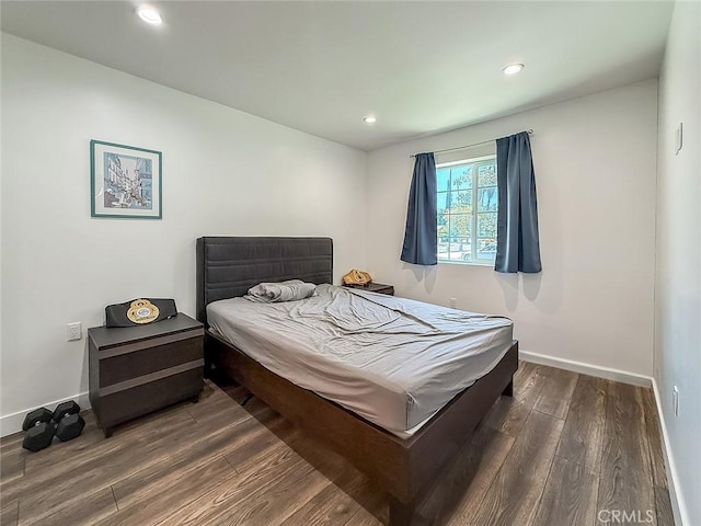 24017 Sylvan St, Woodland Hills, CA 91367 - bedroom with wood finished floors and recessed lighting