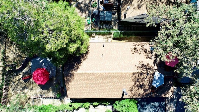23728 Manzanita Dr, Crestline, CA 92325 - view from above of property