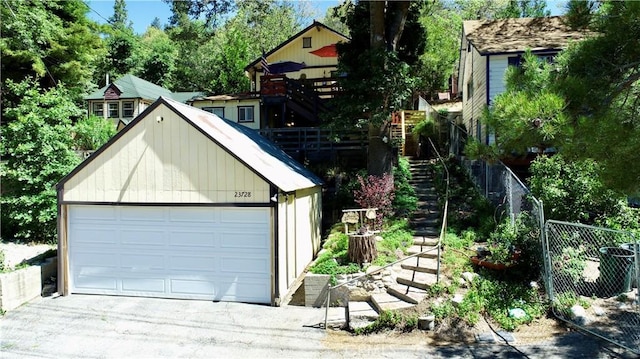 23728 Manzanita Dr, Crestline, CA 92325 - view of detached garage