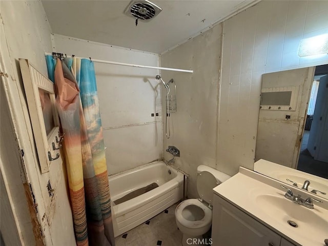 2073 Sandalwood Dr, Santa Maria, CA 93455 - bathroom with shower / bathtub combination with curtain and vanity