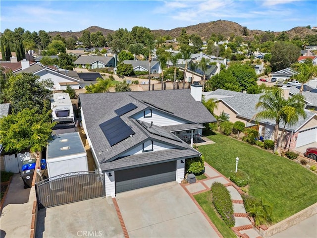 27724 Crookshank Dr, Saugus, CA 91350 - aerial view of residential area with a mountainous background