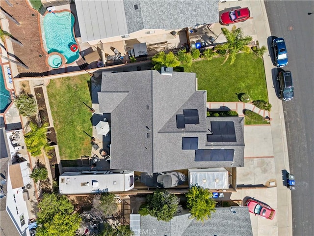 27724 Crookshank Dr, Saugus, CA 91350 - aerial view of a pool