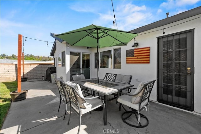 27724 Crookshank Dr, Saugus, CA 91350 - view of patio featuring outdoor dining area and area for grilling
