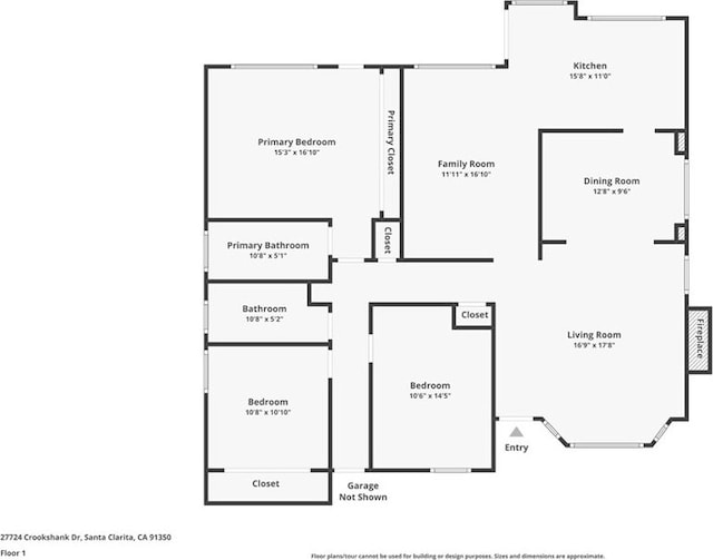27724 Crookshank Dr, Saugus, CA 91350 - view of home floor plan