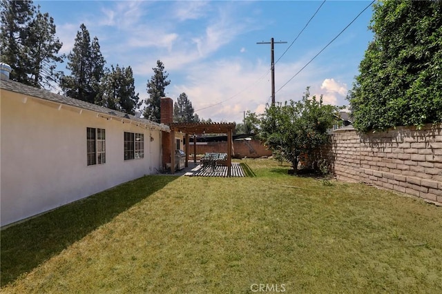 7729 Sedan Ave, West Hills, CA 91304 - fenced backyard featuring a pergola and a patio area
