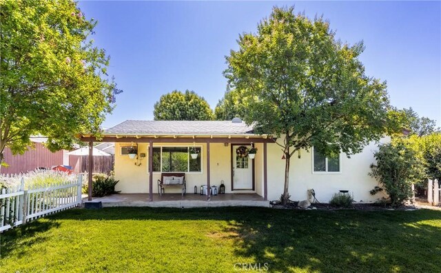 35147 Date Ave, Yucaipa, CA 92399 - ranch-style home featuring stucco siding and a porch