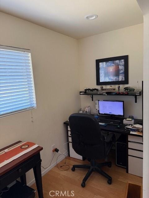 1640 Valencia Ave, Placentia, CA 92870 - home office featuring light wood-style floors