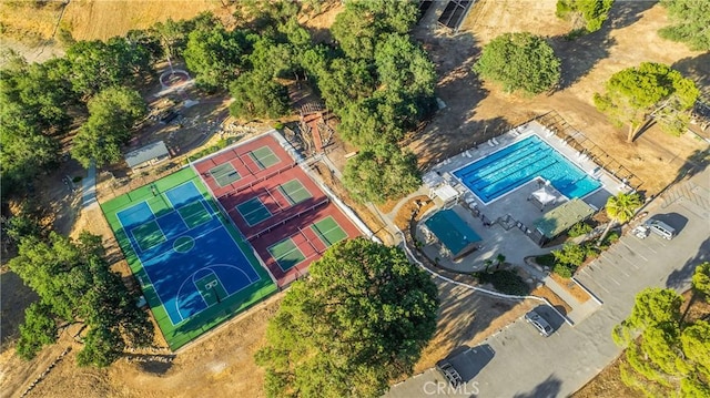 4766 Egret Ln, Paso Robles, CA 93446 - aerial view of a pool