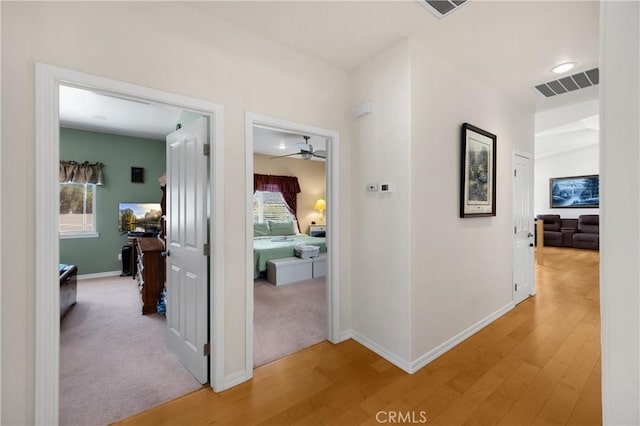4766 Egret Ln, Paso Robles, CA 93446 - hallway featuring light wood finished floors