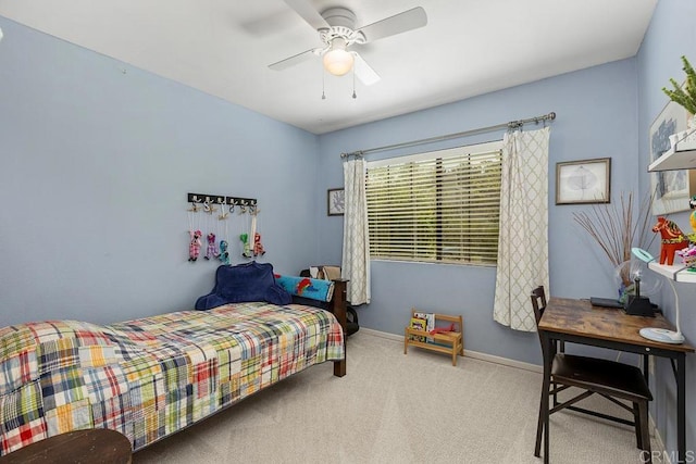 5550 La Cuenta Dr, San Diego, CA 92124 - bedroom featuring carpet and a ceiling fan