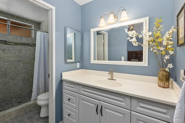 5550 La Cuenta Dr, San Diego, CA 92124 - bathroom with vanity and tiled shower