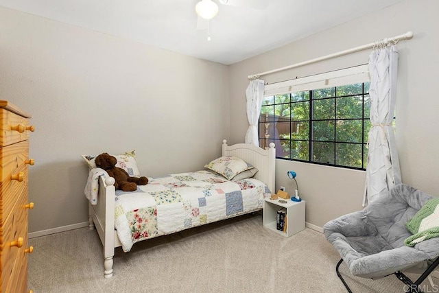 5550 La Cuenta Dr, San Diego, CA 92124 - bedroom featuring carpet and a ceiling fan