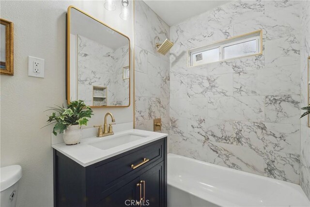 8680 Evergreen Ave, South Gate, CA 90280 - full bathroom featuring vanity and  shower combination