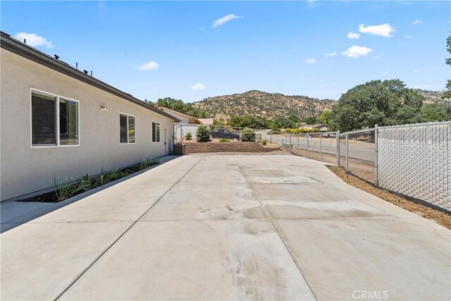 21813 Valley Vista Dr, Tehachapi, CA 93561 - view of yard with a mountain view and a patio area