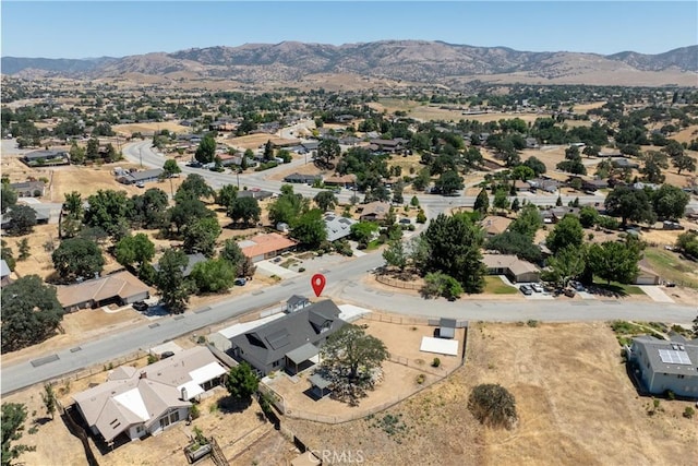 21813 Valley Vista Dr, Tehachapi, CA 93561 - aerial view of residential area featuring mountains