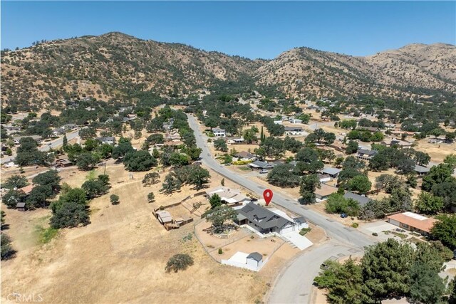 21813 Valley Vista Dr, Tehachapi, CA 93561 - aerial view of property's location featuring a mountainous background