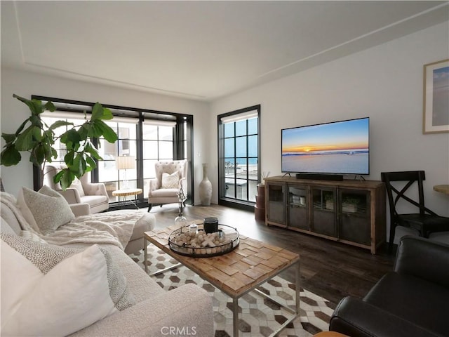 229 Marine Pl, Manhattan Beach, CA 90266 - living area with wood finished floors