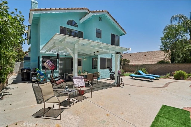 22024 Jeffers Ln, Saugus, CA 91350 - view of patio / terrace with a pergola