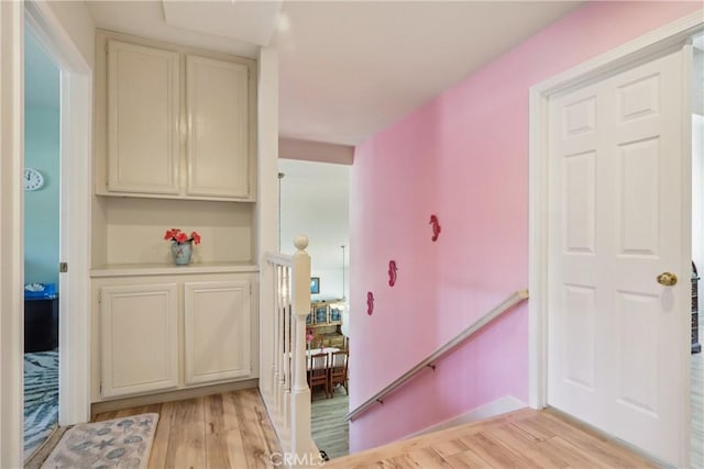 22024 Jeffers Ln, Saugus, CA 91350 - hall with light wood-type flooring