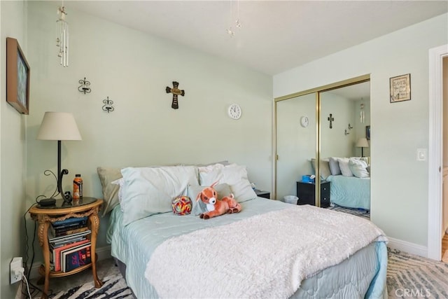 22024 Jeffers Ln, Saugus, CA 91350 - bedroom with a closet and baseboards