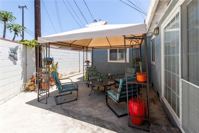 14913 San Ardo Dr, La Mirada, CA 90638 - fenced backyard featuring a gazebo and a patio