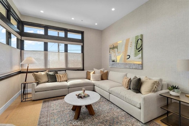 802 Bard St, Hermosa Beach, CA 90254 - living area featuring recessed lighting and wood finished floors