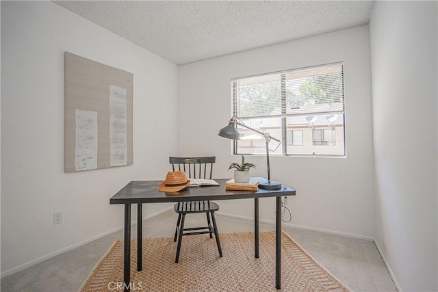 21715 Laurelrim Dr Unit D, Diamond Bar, CA 91765 - office area with carpet floors and a textured ceiling