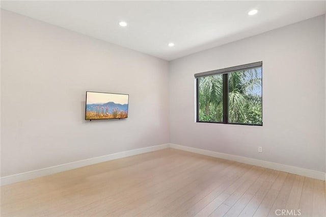 10418 Rubio Ave, Granada Hills, CA 91344 - unfurnished room featuring recessed lighting and light wood-style floors
