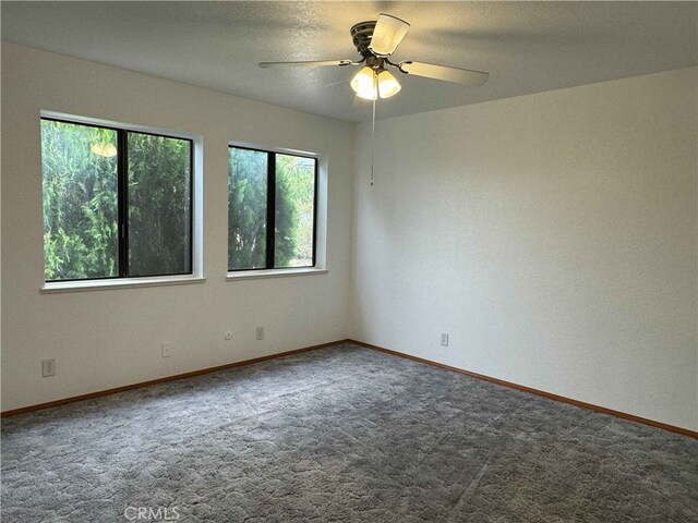 28714 Cruthers Creek Rd, Pearblossom, CA 93553 - unfurnished room featuring carpet floors and a ceiling fan