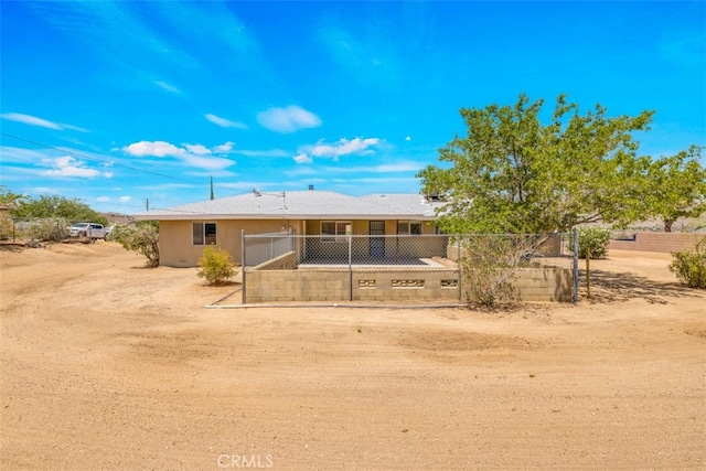 7535 Hilton Ave, Yucca Valley, CA 92284 - back of property