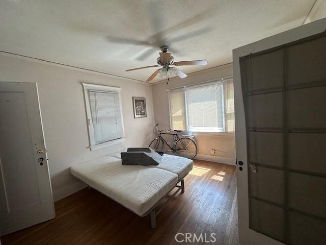 1045 Gladys Ave, Long Beach, CA 90804 - bedroom featuring wood finished floors and ceiling fan