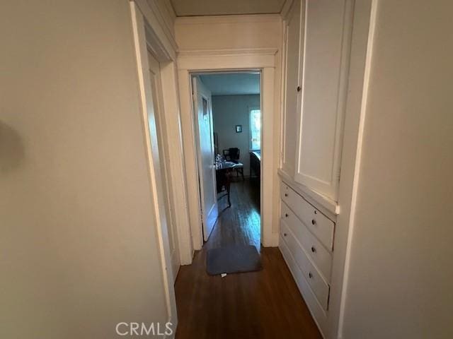 1045 Gladys Ave, Long Beach, CA 90804 - corridor with dark wood finished floors