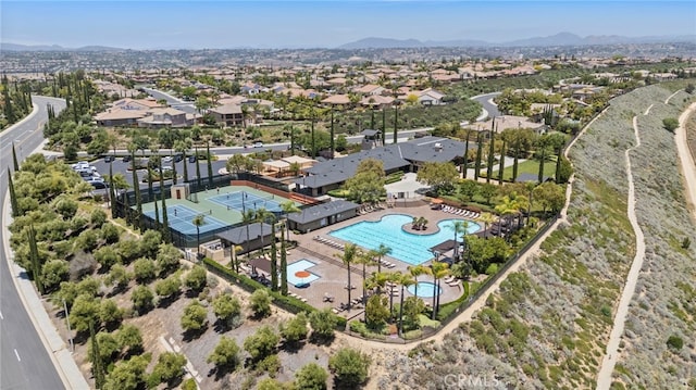 44316 Revana St, Temecula, CA 92592 - aerial overview of property's location with nearby suburban area