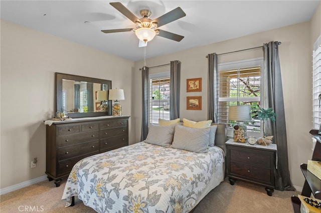 44316 Revana St, Temecula, CA 92592 - carpeted bedroom featuring multiple windows and a ceiling fan