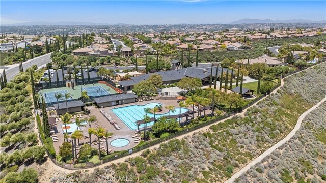 44316 Revana St, Temecula, CA 92592 - aerial view of property and surrounding area with nearby suburban area