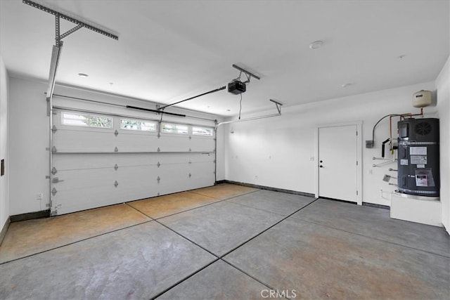 5350 Filbert St, Paradise, CA 95969 - garage featuring water heater and a garage door opener