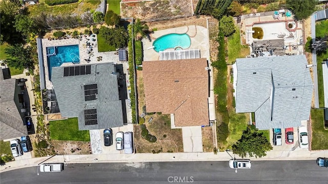 23208 Cuervo Dr, Valencia, CA 91354 - drone / aerial view of a pool area
