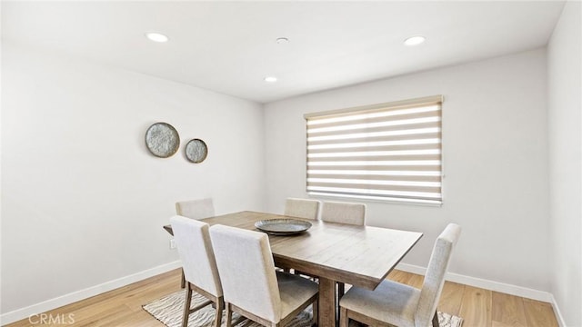 23208 Cuervo Dr, Valencia, CA 91354 - dining area with light wood-type flooring and recessed lighting