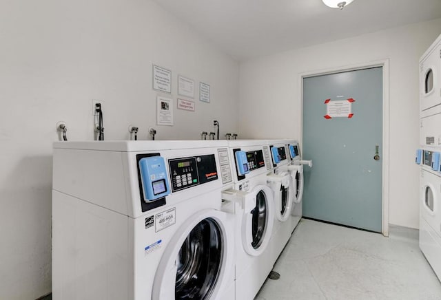 4600 Lamont St Unit 106, San Diego, CA 92109 - community laundry room featuring washer and clothes dryer