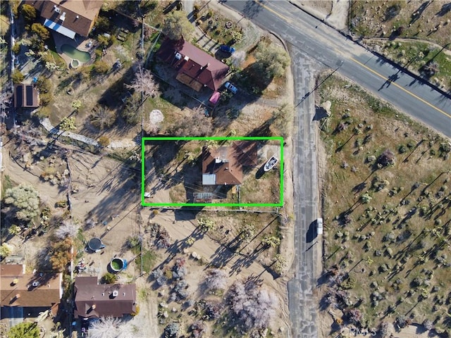 57136 Navajo Trl, Yucca Valley, CA 92284 - map / location with property boundaries highlighted