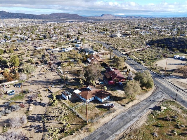 57136 Navajo Trl, Yucca Valley, CA 92284 - aerial view of a mountainous background