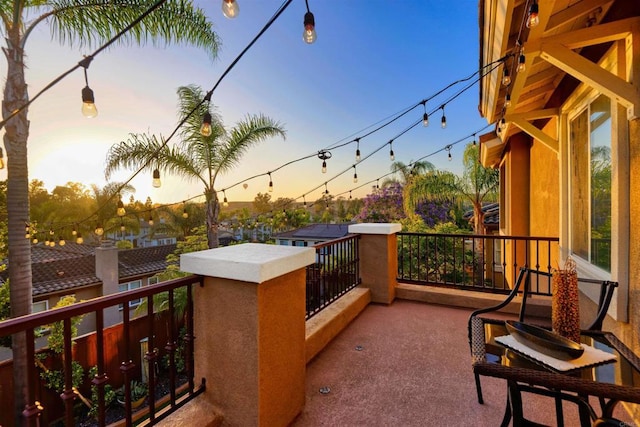 13748 Torrey Glenn Rd, San Diego, CA 92129 - view of balcony at dusk